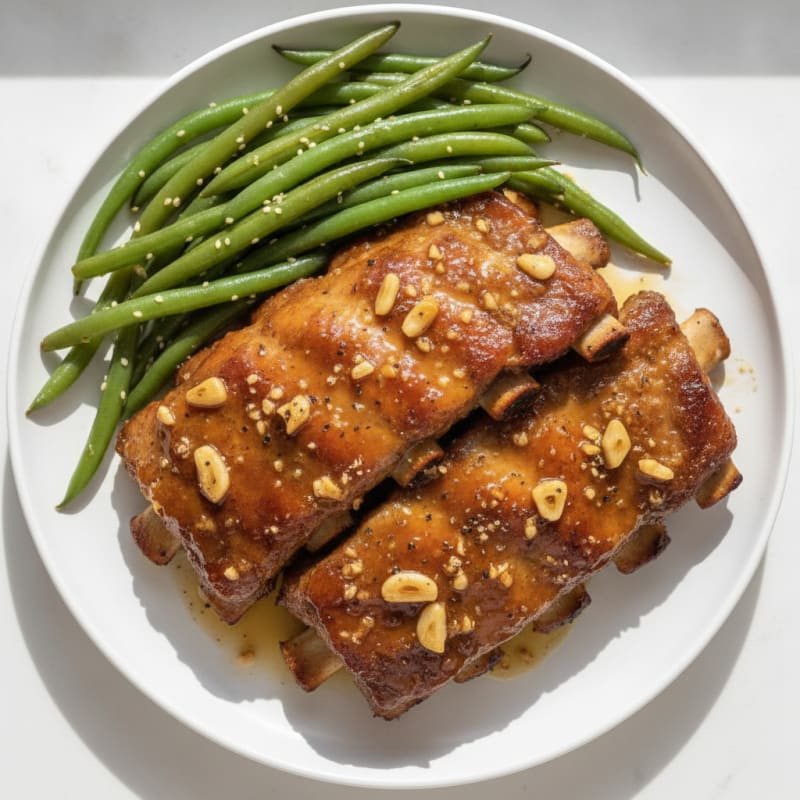 Honey-Garlic Baby Back Ribs