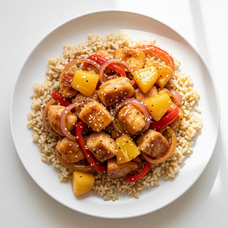Sweet and Sour Chicken with Pineapple