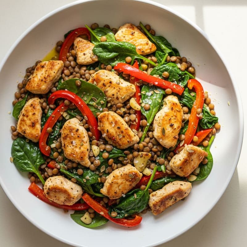Lentil and Vegetable Power Bowl