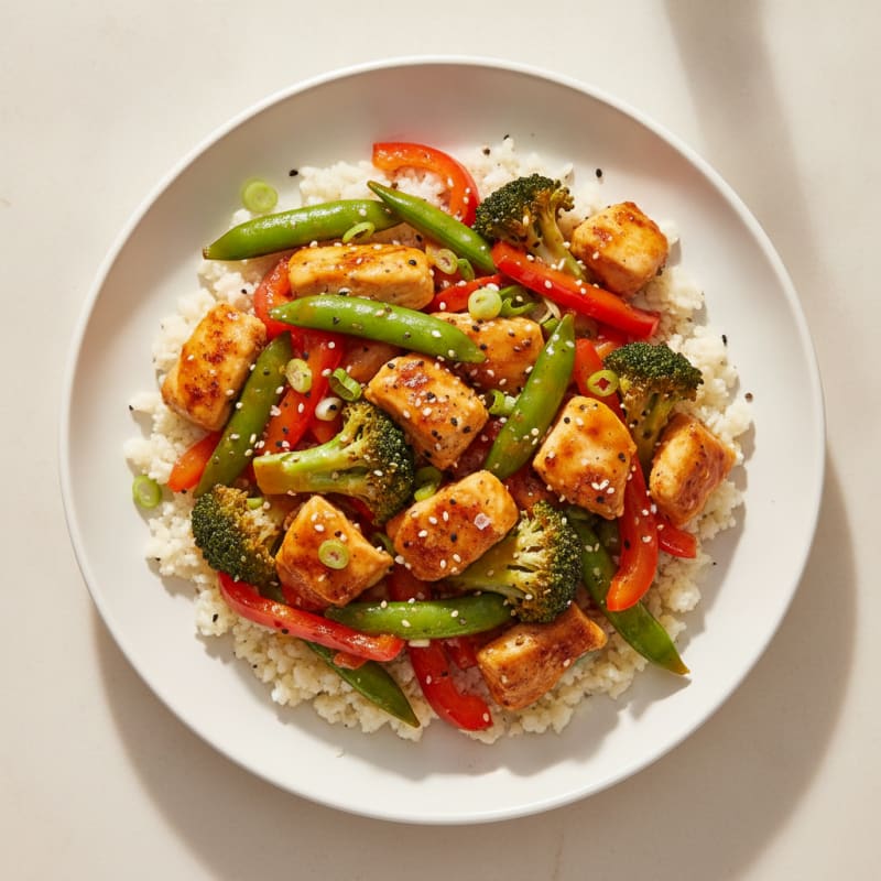 Orange Glazed Chicken Stir-Fry