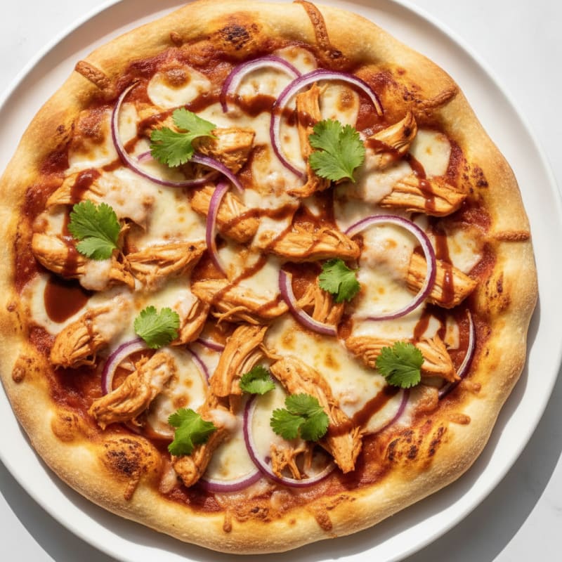 High-Protein BBQ Chicken Pizza