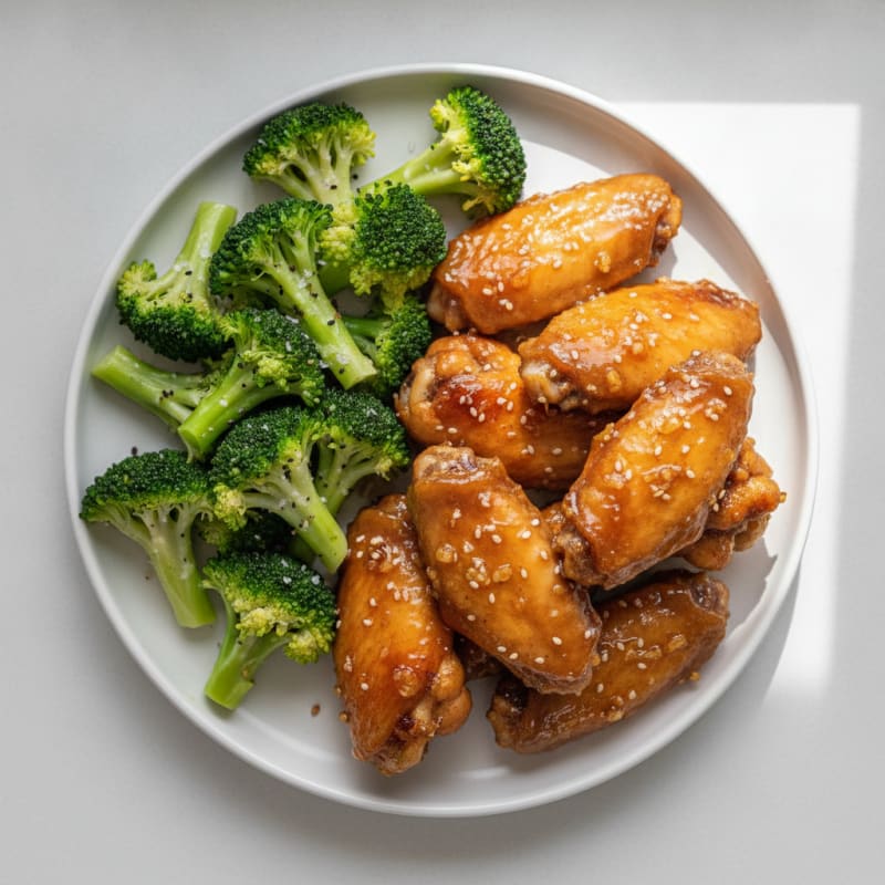 Honey-Garlic Glazed Chicken Wings