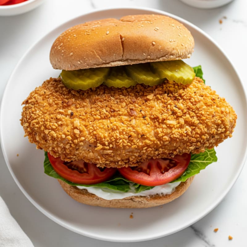 Crispy Buttermilk Fried Chicken Sandwich