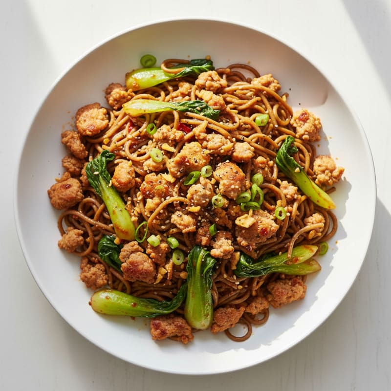 Spicy Chili-Garlic Pork Dan Dan Noodles