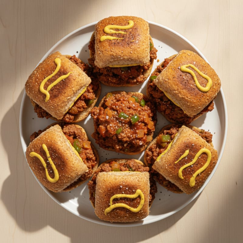 Sweet and Savory Sloppy Joe Sliders