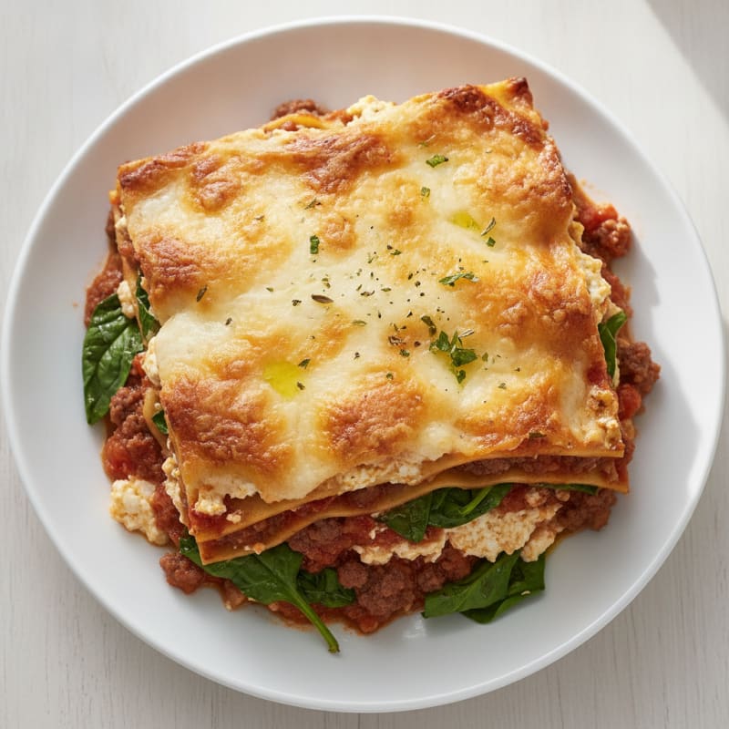 Classic Beef and Ricotta Lasagna Bake