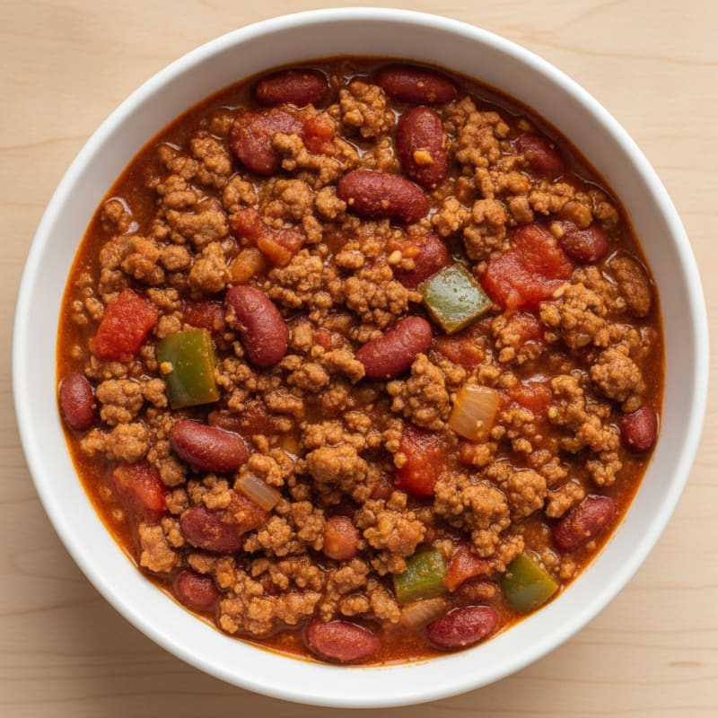 Ground Beef and Bean Chili