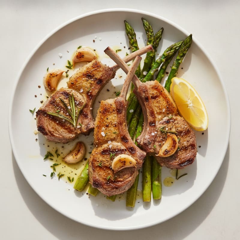 Grilled Herb Lamb Chops