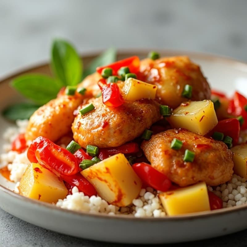 Crispy Baked Sweet and Sour Chicken