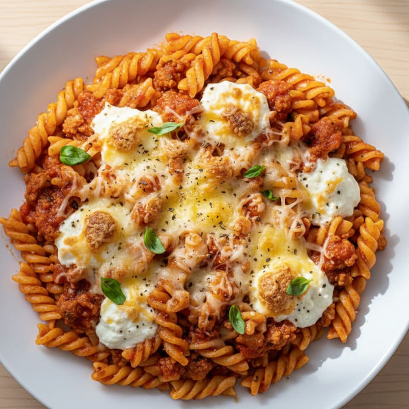 Baked Ziti with Ricotta and Sausage