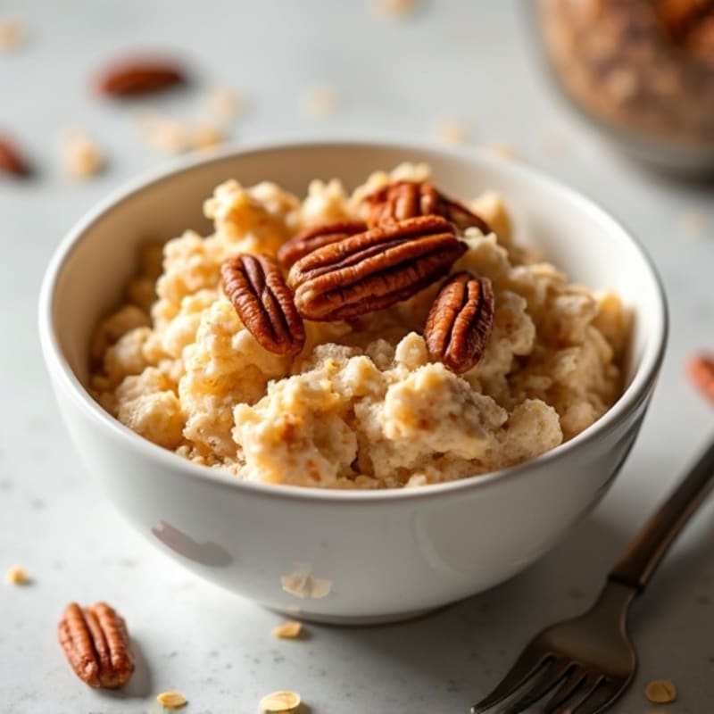 Creamy Maple Pecan Baked Oats