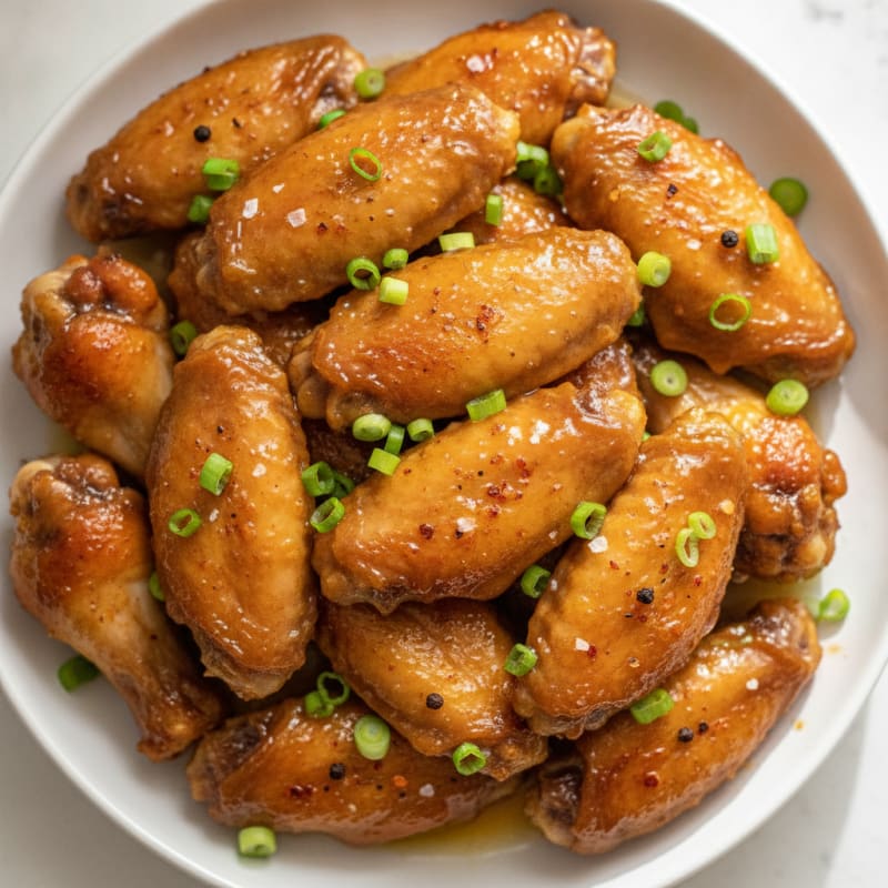 Sweet and Sticky Honey-Glazed Wings