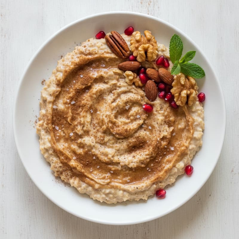 Nutty Spiced Protein Overnight Oats