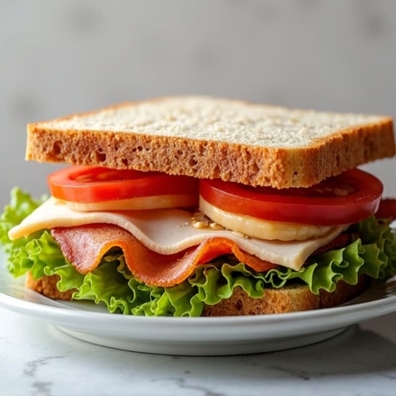Lean Turkey and Crispy Bacon Whole Grain Sandwich