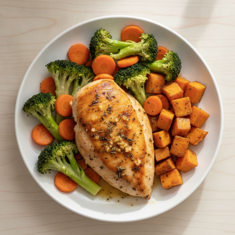 Garlic Herb Roasted Chicken Breast