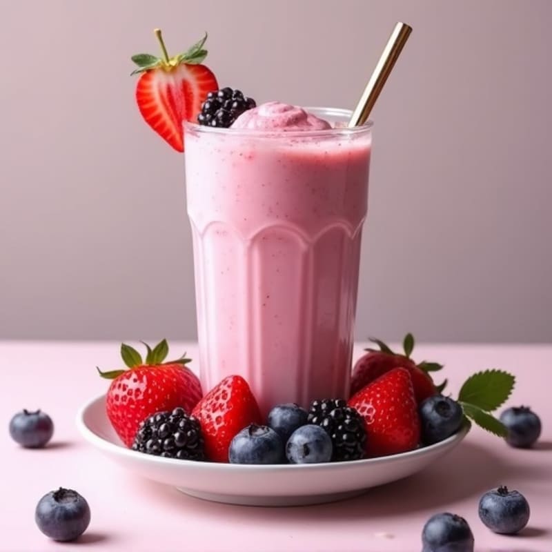 Creamy Berry Protein Smoothie