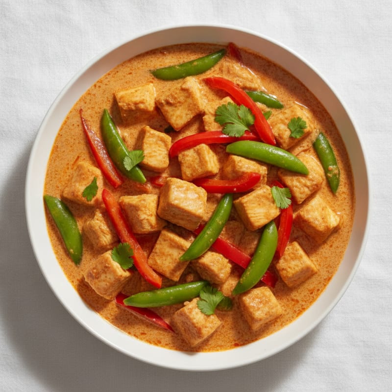 Red Thai Coconut Chicken Curry