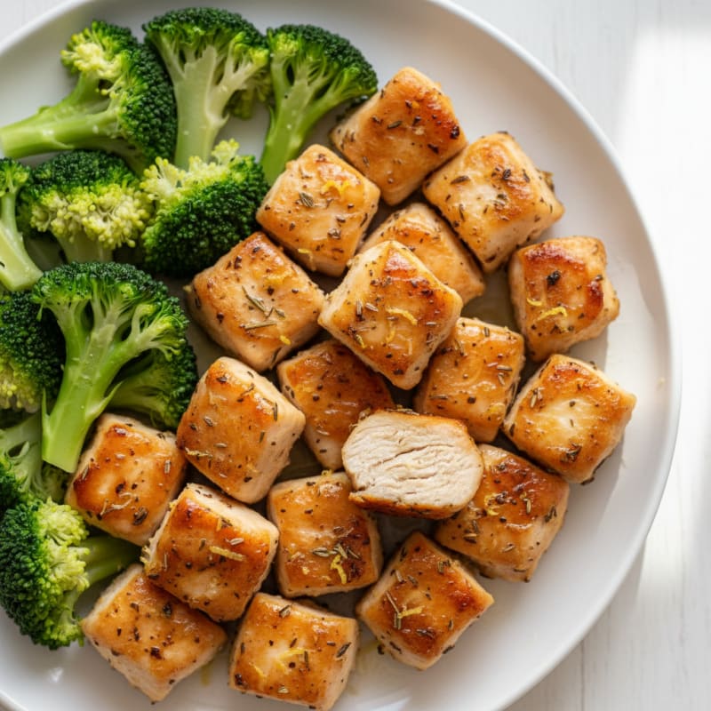 Lemon-Herb Roasted Chicken Bites