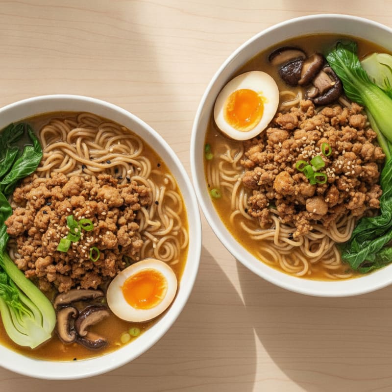 Savory Pork Ramen Bowl for Two