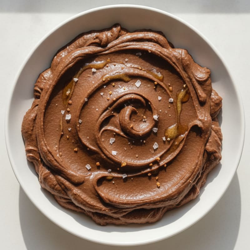 Silky Cottage Cheese Chocolate Pudding