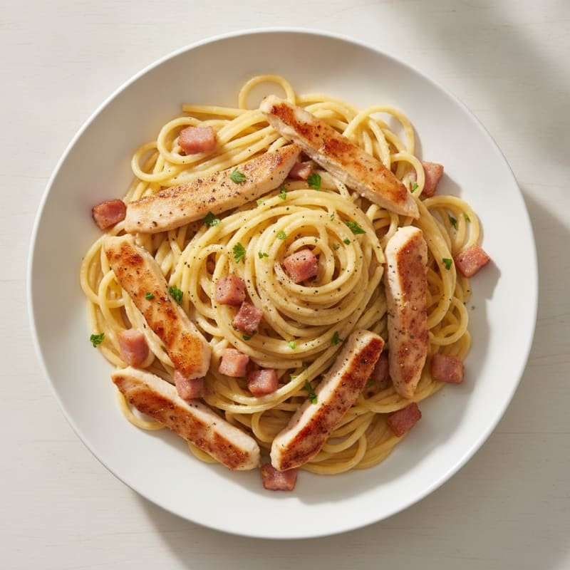 Classic Carbonara with Crispy Pancetta