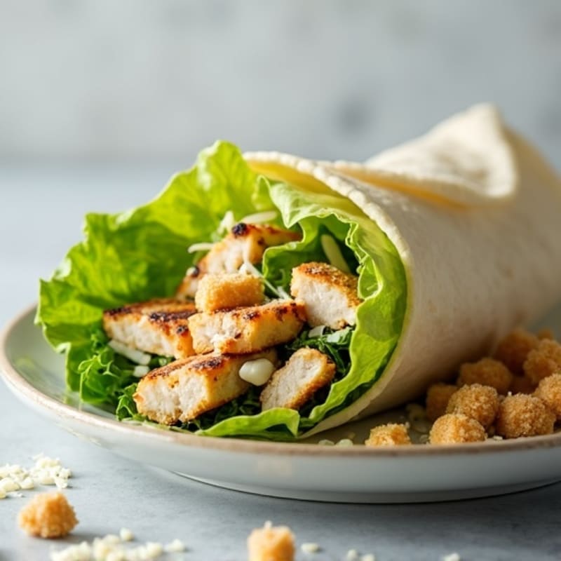 Grilled Chicken Caesar Lettuce Wrap