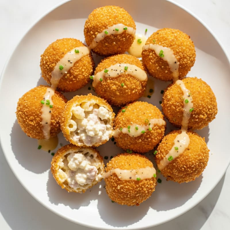 Deep-Fried Mac & Cheese Balls