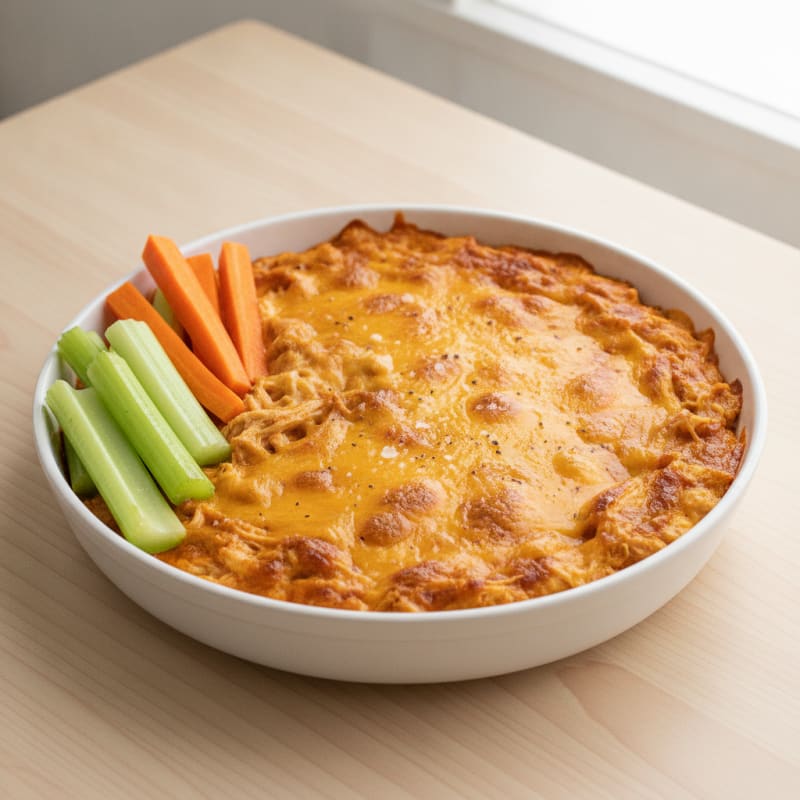 Buffalo Chicken Baked Dip