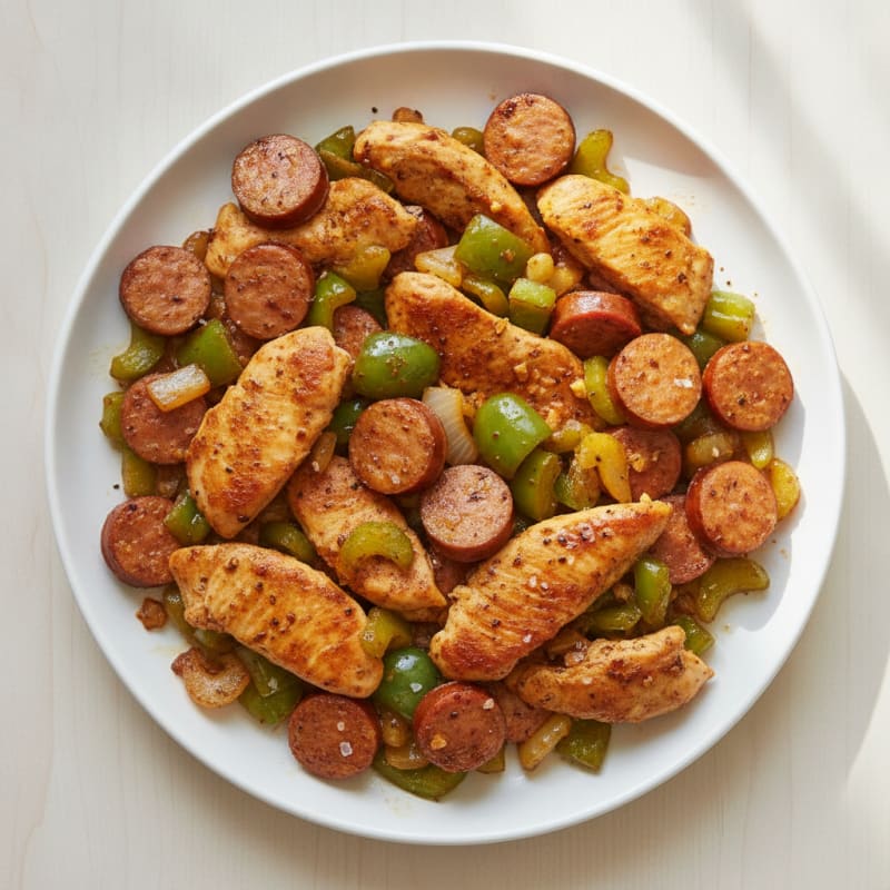 Cajun Chicken and Sausage Skillet