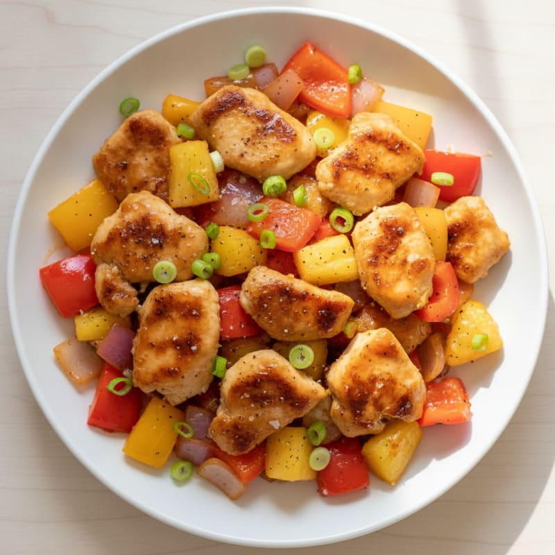 Sweet and Sour Chicken Stir-Fry