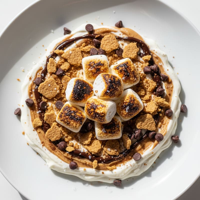 Toasted Marshmallow Chocolate Graham Delight