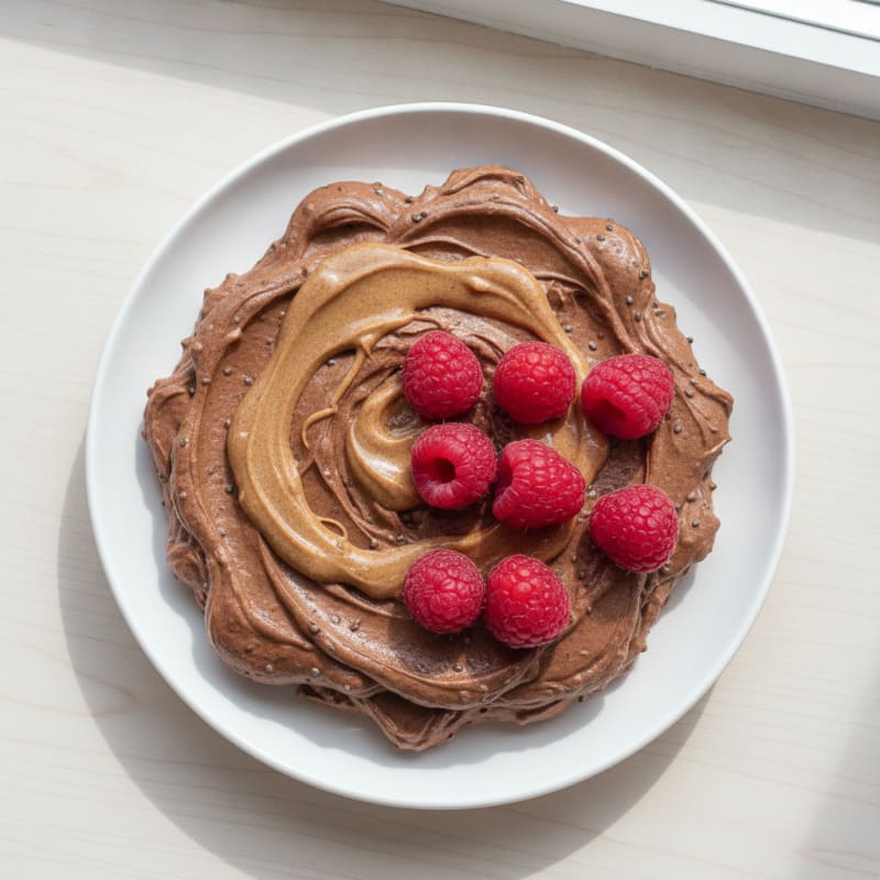 Silky Chocolate Protein Pudding with Greek Yogurt