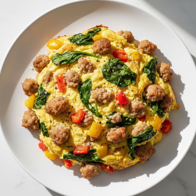 Baked Egg and Sausage Casserole