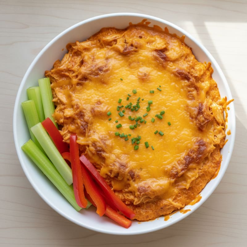 Buffalo Chicken Baked Dip