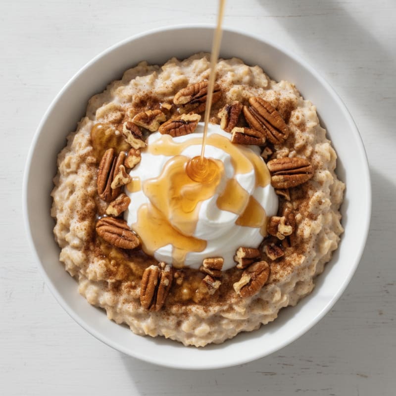 Maple Pecan Oatmeal Bowl