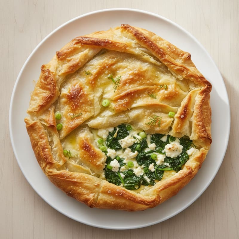 Spinach and Feta Phyllo Pie