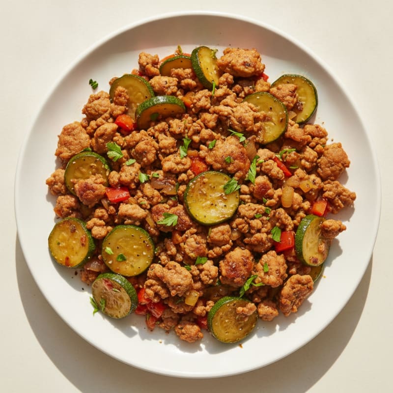 Savory Ground Turkey Skillet