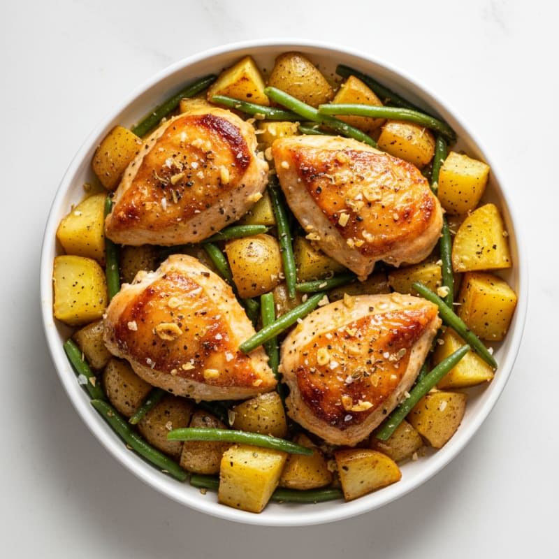 Lemon Herb Roasted Chicken and Potatoes