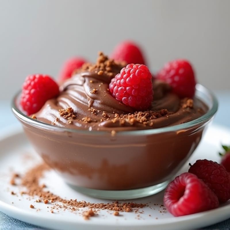 Silky Chocolate Protein Pudding with Greek Yogurt