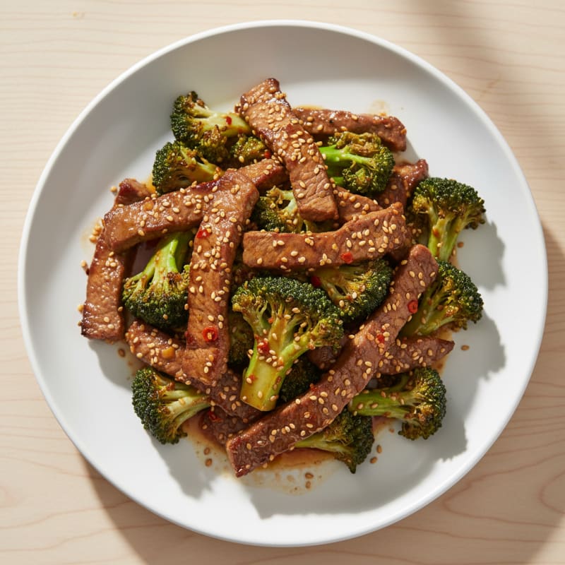 Sesame Beef and Broccoli Stir-Fry