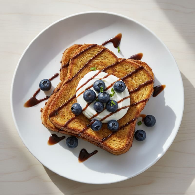 Blueberry Skyr Protein French Toast