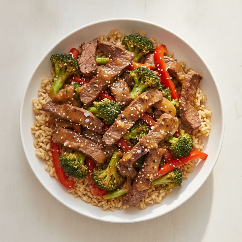 Sesame Beef & Broccoli Stir-Fry