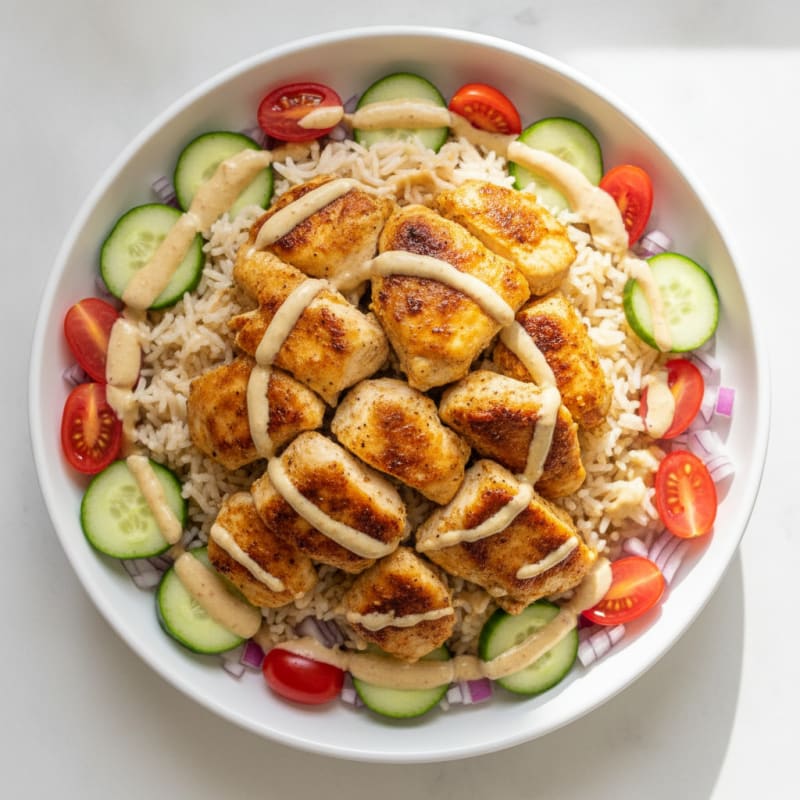 Chicken Shawarma Rice Bowl