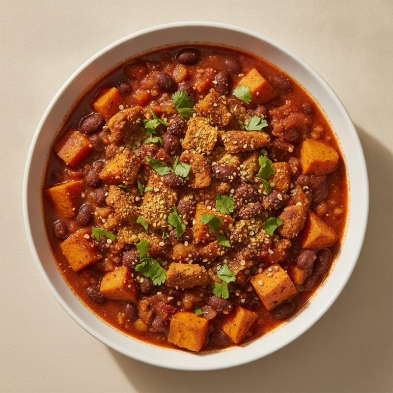 Sweet Potato and Black Bean Chili