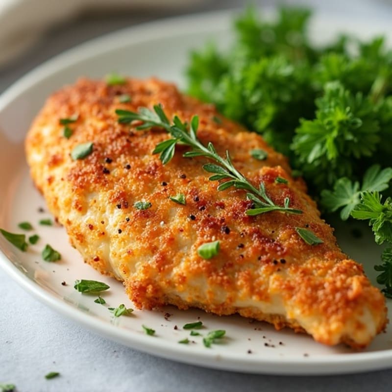 Crispy Baked Buttermilk Chicken with Herbs