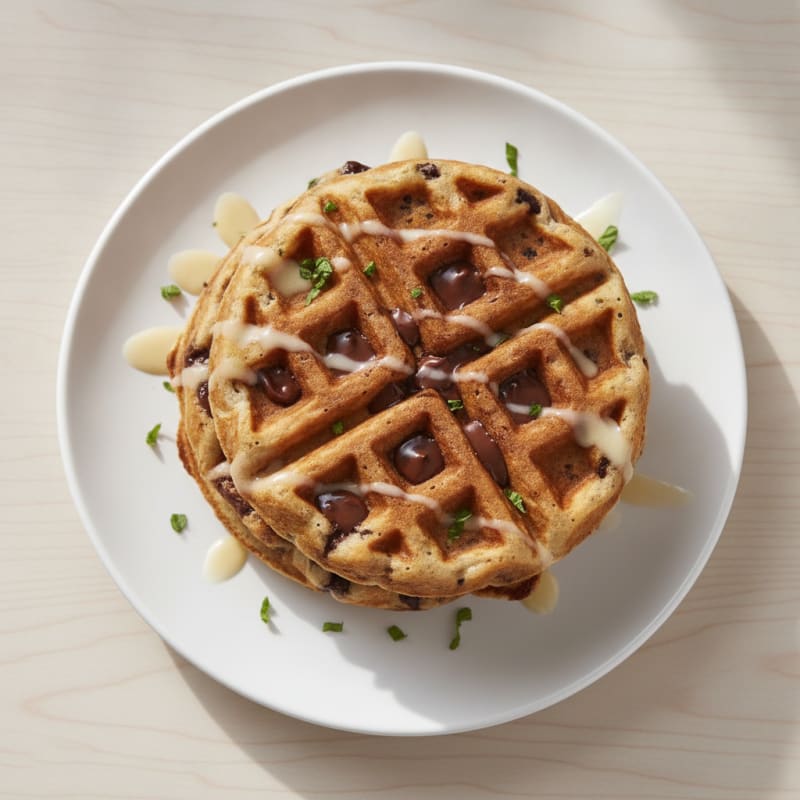 Chocolate Chip Buttermilk Waffles