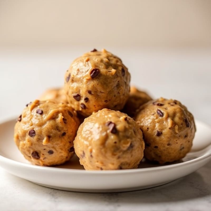 No-Bake Creamy Peanut Butter Protein Bites