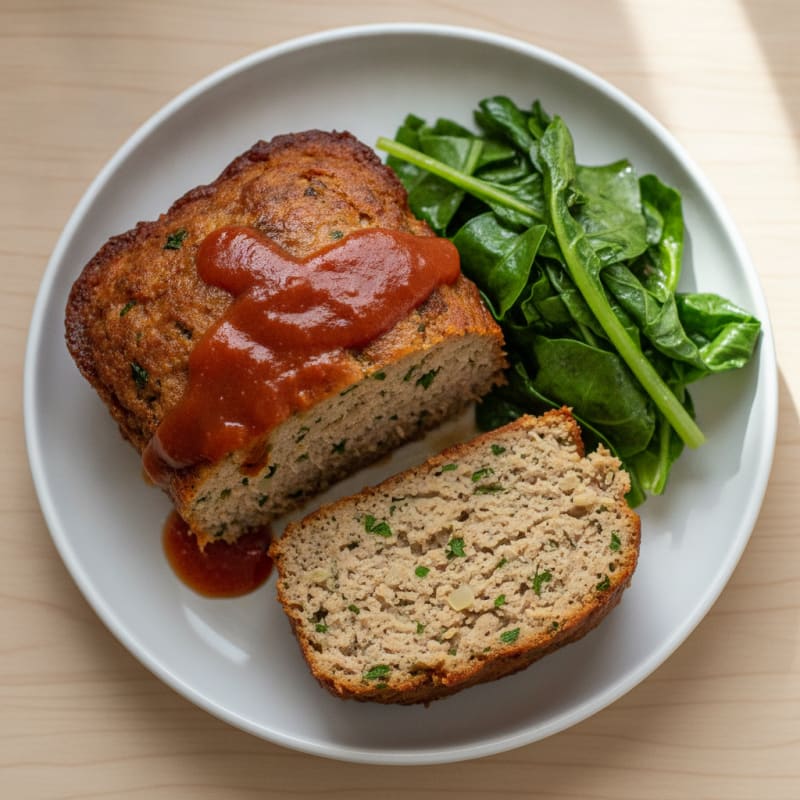 Savory Herb Turkey Meatloaf with Glaze