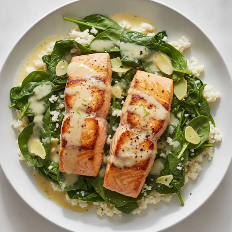 Pan-Seared Salmon with Coconut-Lime Sauce