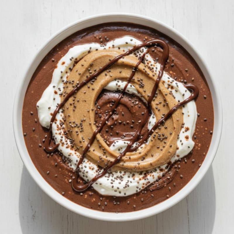 Silky Chocolate Protein Pudding with Greek Yogurt